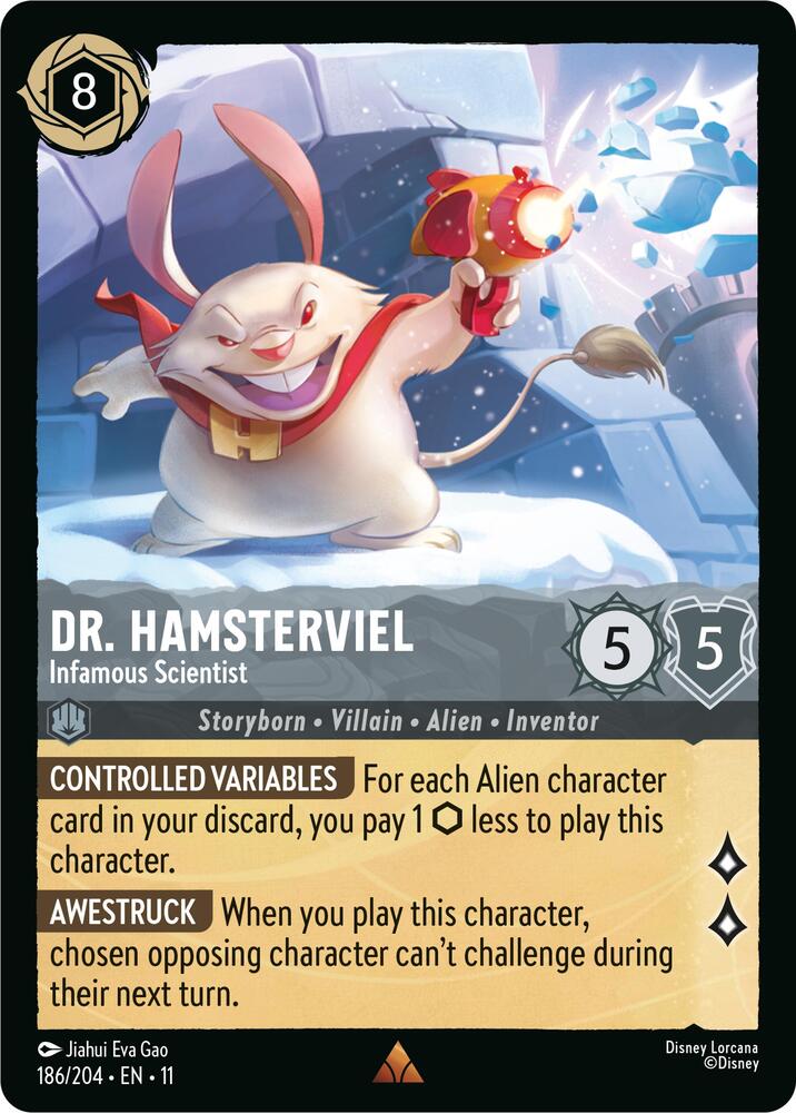 Dr. Hamsterviel, Infamous Scientist 186/204 (Winterspell) 