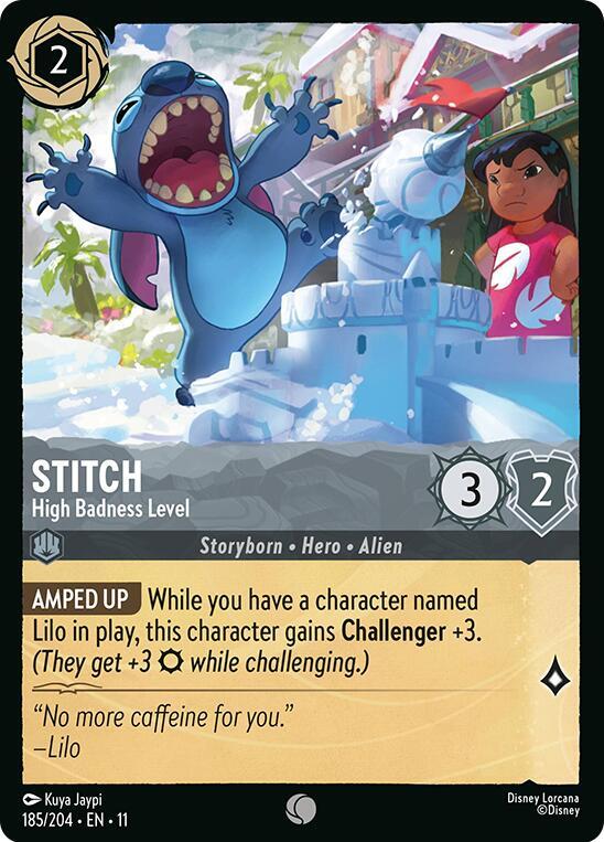 Stitch, High Badness Level 185/204 (Winterspell) 