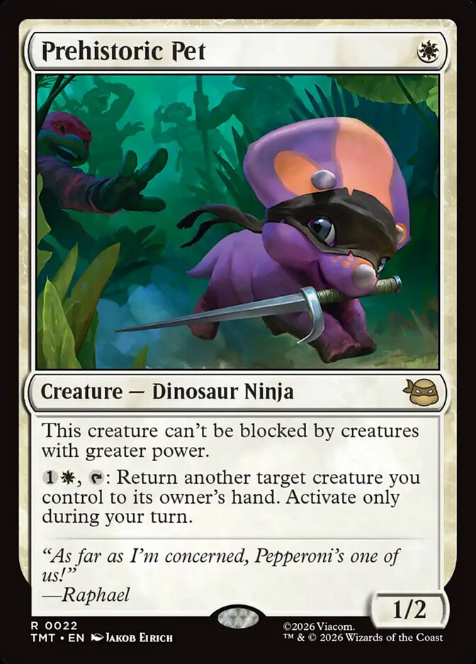 Prehistoric Pet 22/190 (Teenage Mutant Ninja Turtles) 