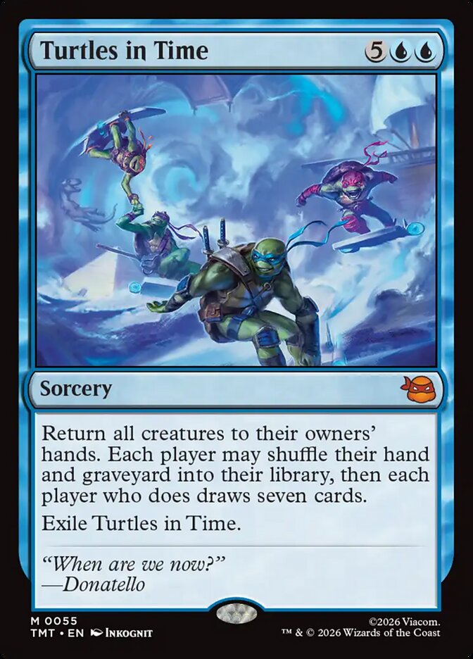 Turtles in Time 55/190 (Teenage Mutant Ninja Turtles) 
