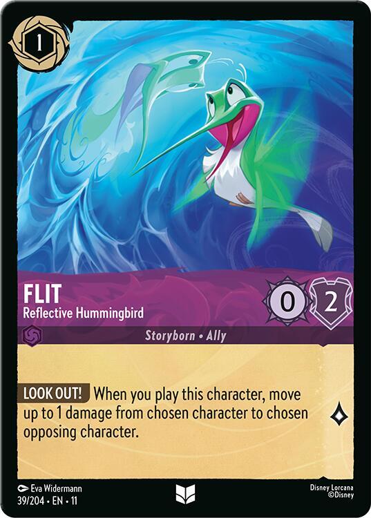 Flit, Reflective Hummingbird 39/204 (Winterspell)  - Cold Foil