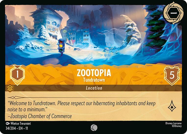 Zootopia, Tundratown 34/204 (Winterspell) 