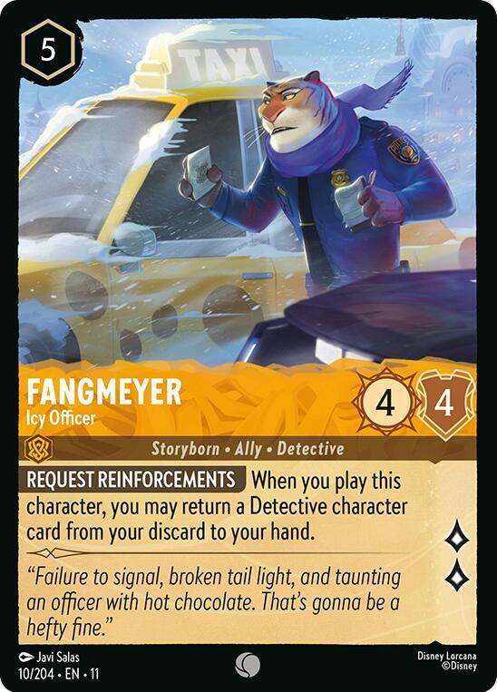 Fangmeyer, Icy Officer 10/204 (Winterspell)  - Cold Foil