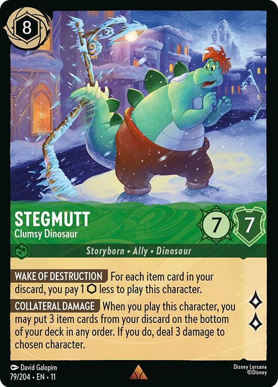 Stegmutt, Clumsy Dinosaur 79/204 (Winterspell) 
