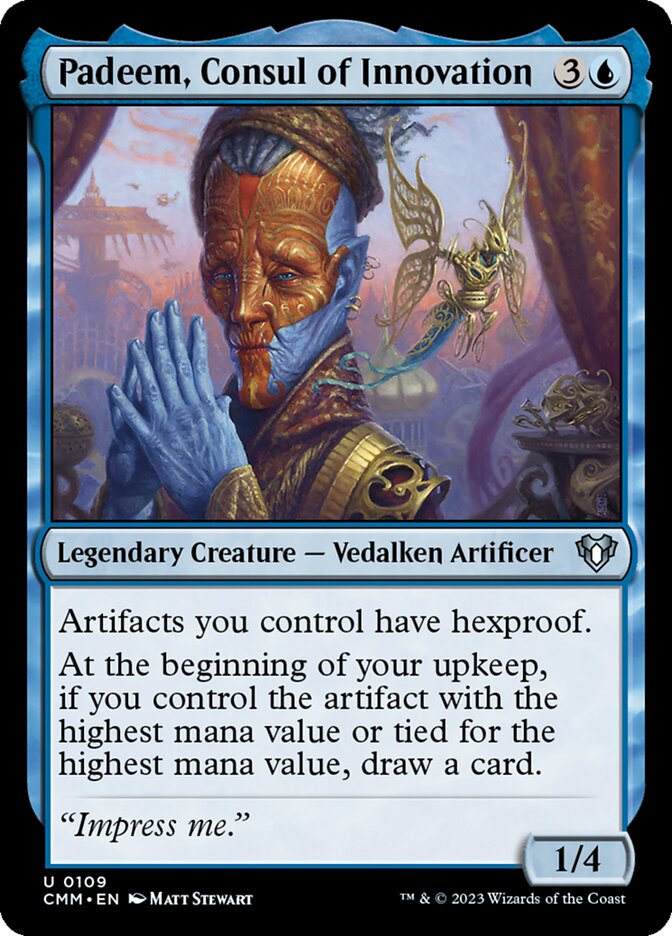 Padeem, Consul of Innovation 109/451 (Commander Masters) 