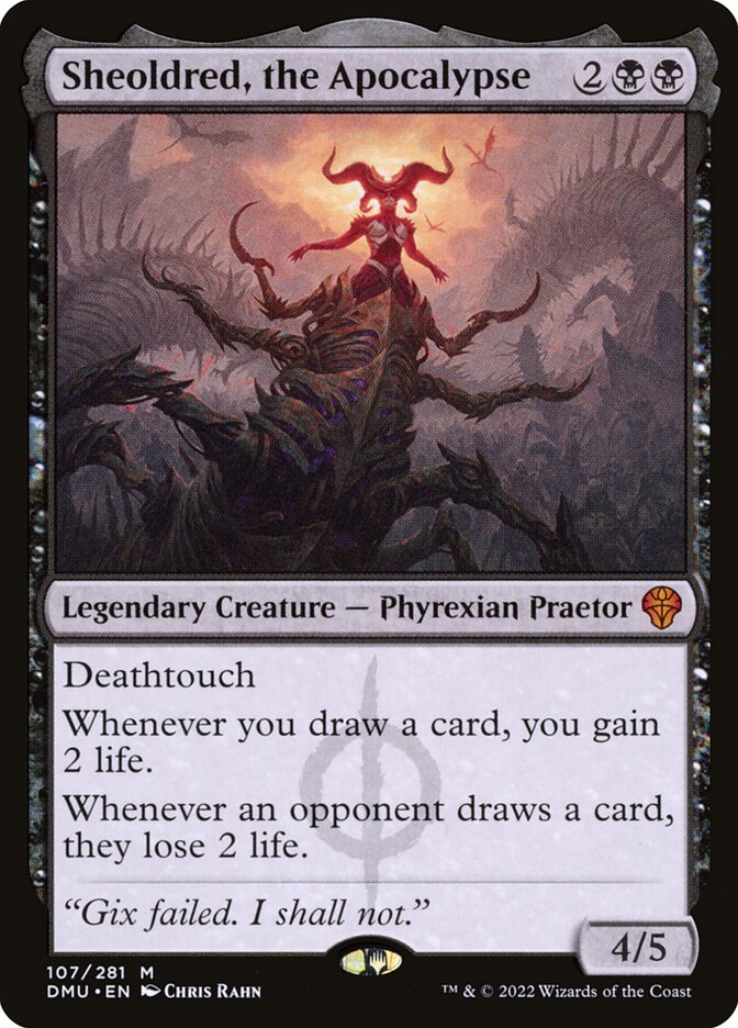 Sheoldred the Apocalypse 107 (Dominaria United) 