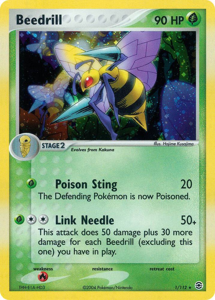 Beedrill 1/112 (FireRed & LeafGreen)  - Holofoil