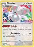 Cinccino Prerelease SWSH009 (SWSH: Sword & Shield Promo Cards)  - Holofoil