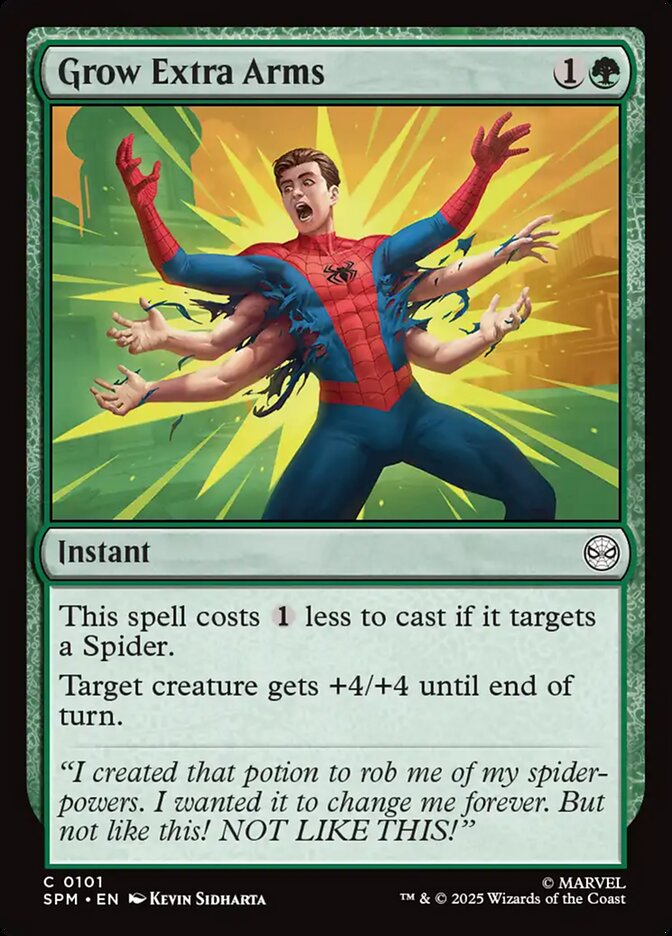 Grow Extra Arms 101/198 (Marvel's Spider-Man)  - Foil