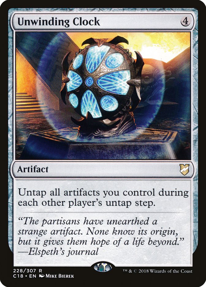 Unwinding Clock 228 (Commander 2018) 
