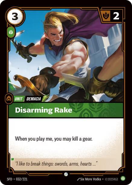 Disarming Rake 32/221 (Spiritforged)  - Foil