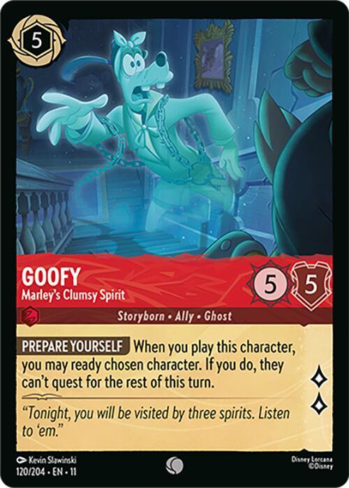 Goofy, Marley's Clumsy Spirit 120/204 (Winterspell) 