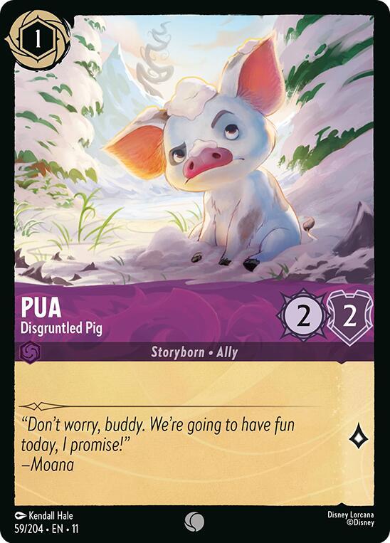 Pua, Disgruntled Pig 59/204 (Winterspell) 