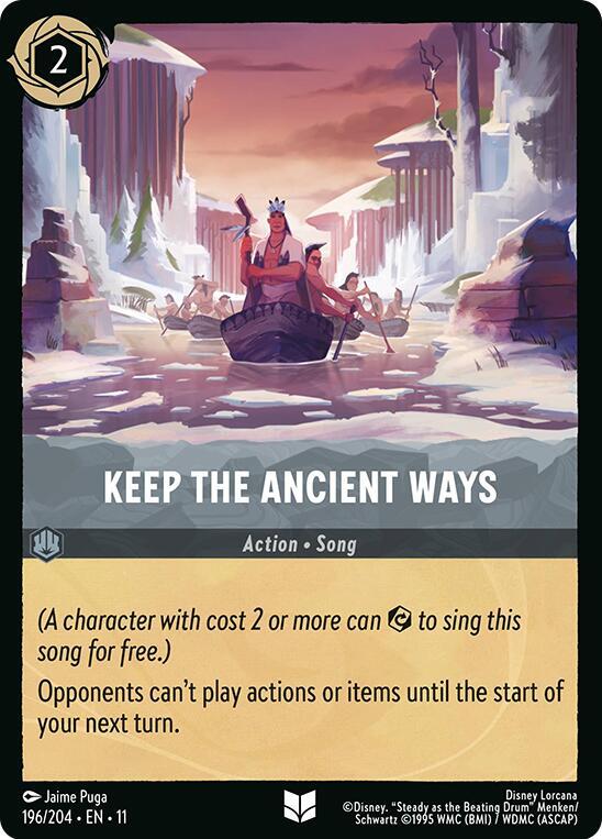 Keep the Ancient Ways 196/204 (Winterspell)  - Cold Foil