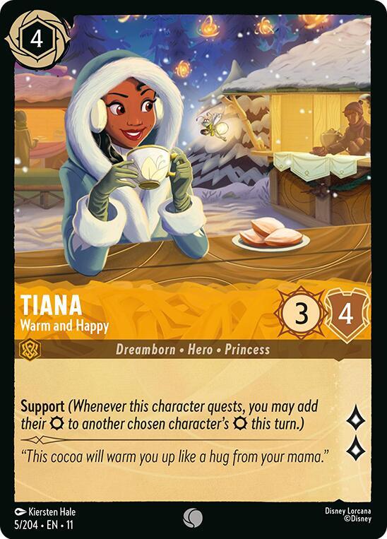 Tiana, Warm and Happy 5/204 (Winterspell) 
