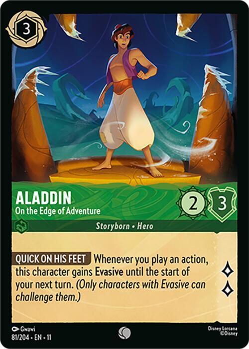 Aladdin, On the Edge of Adventure 81/204 () 