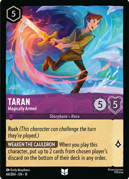 Taran, Magically Armed 44/204 (Winterspell)  - Cold Foil