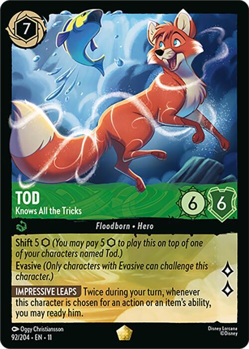 Tod, Knows All the Tricks 92/204 ()  - Cold Foil