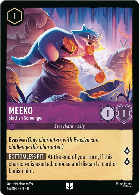 Meeko, Skittish Scrounger 46/204 (Winterspell) 