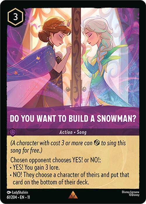 Do You Want To Build A Snowman? 61/204 (Winterspell) 