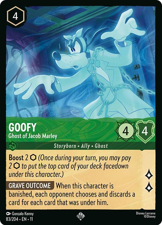 Goofy, Ghost of Jacob Marley 83/204 (Winterspell) 