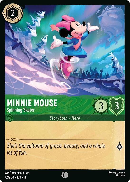 Minnie Mouse, Spinning Skater 72/204 (Winterspell) 