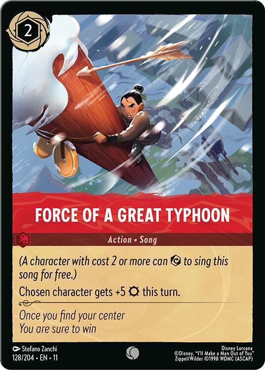 Force of a Great Typhoon 128/204 (Winterspell)  - Cold Foil