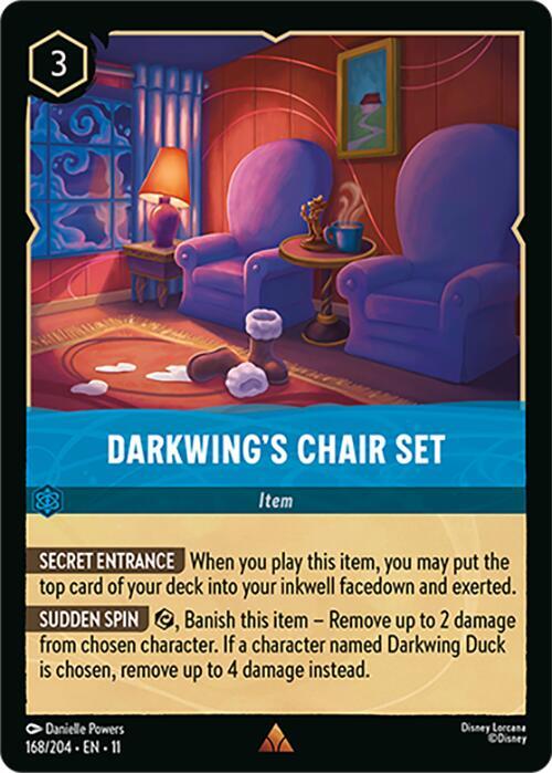 Darkwing's Chair Set 168/204 ()  - Cold Foil