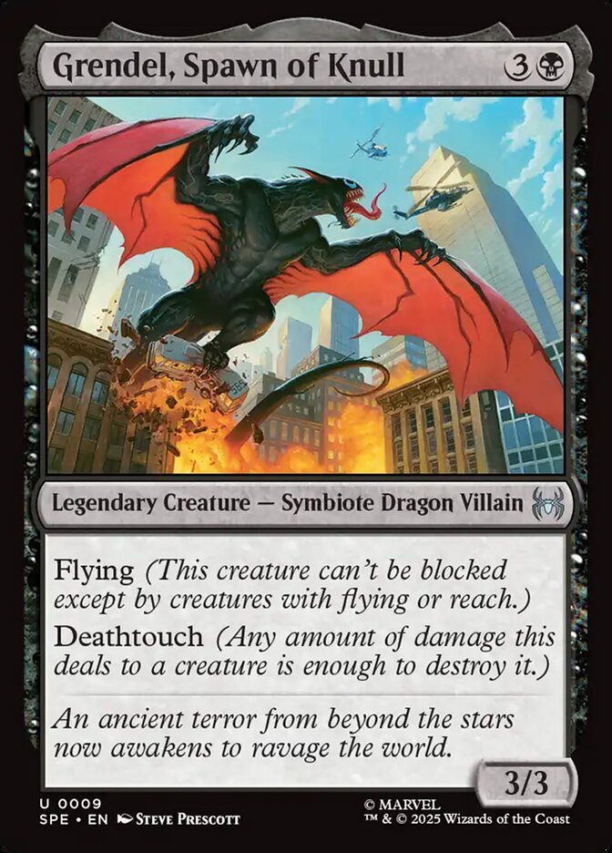 Grendel, Spawn of Knull 9 (Marvel's Spider-Man: Eternal-Legal)  - Foil