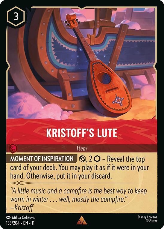 Kristoff's Lute 133/204 (Winterspell) 