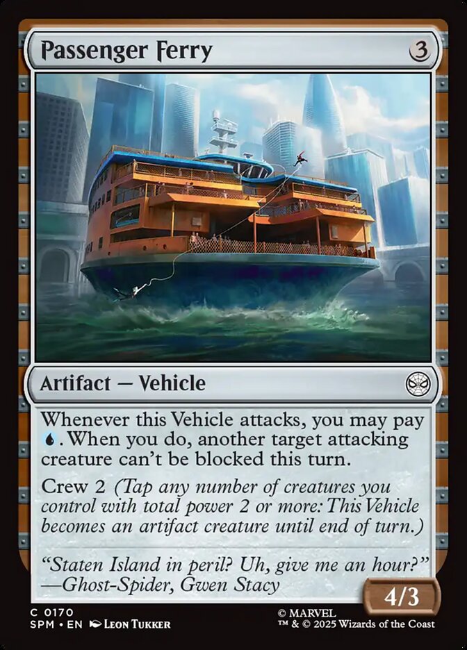 Passenger Ferry 170/198 (Marvel's Spider-Man)  - Foil