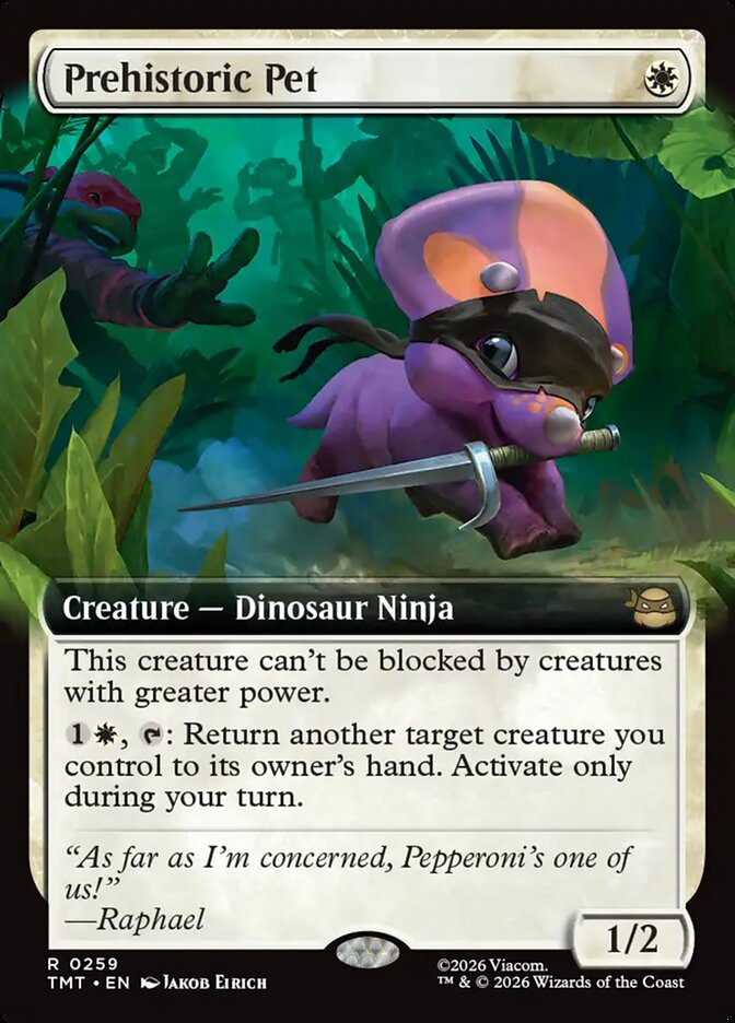 Prehistoric Pet  259/190 (Teenage Mutant Ninja Turtles)  - Extended Art 