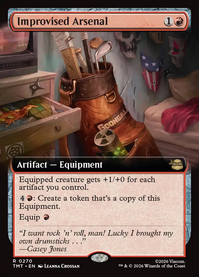 Improvised Arsenal  270/190 (Teenage Mutant Ninja Turtles)  - Extended Art Foil