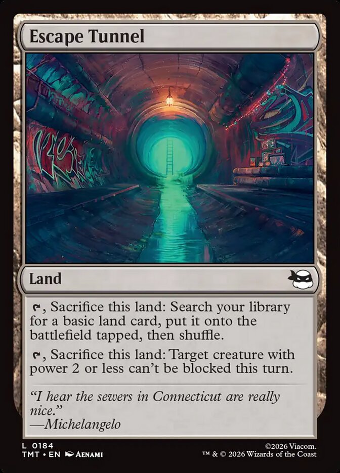 Escape Tunnel 184/190 (Teenage Mutant Ninja Turtles) 