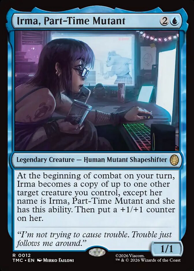 Irma Part Time Mutant 12/0 (Commander: Teenage Mutant Ninja Turtles) 