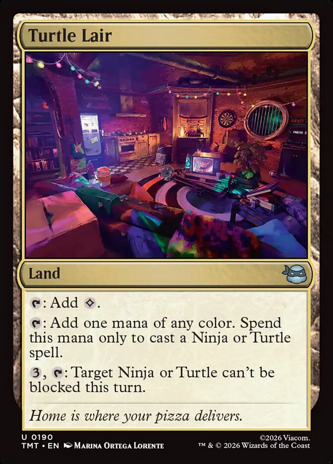 Turtle Lair 190/190 (Teenage Mutant Ninja Turtles) 