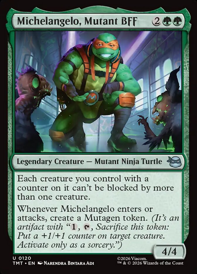 Michelangelo, Mutant BFF 120/190 (Teenage Mutant Ninja Turtles) 
