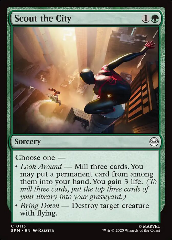 Scout the City 113/198 (Marvel's Spider-Man)  - Foil