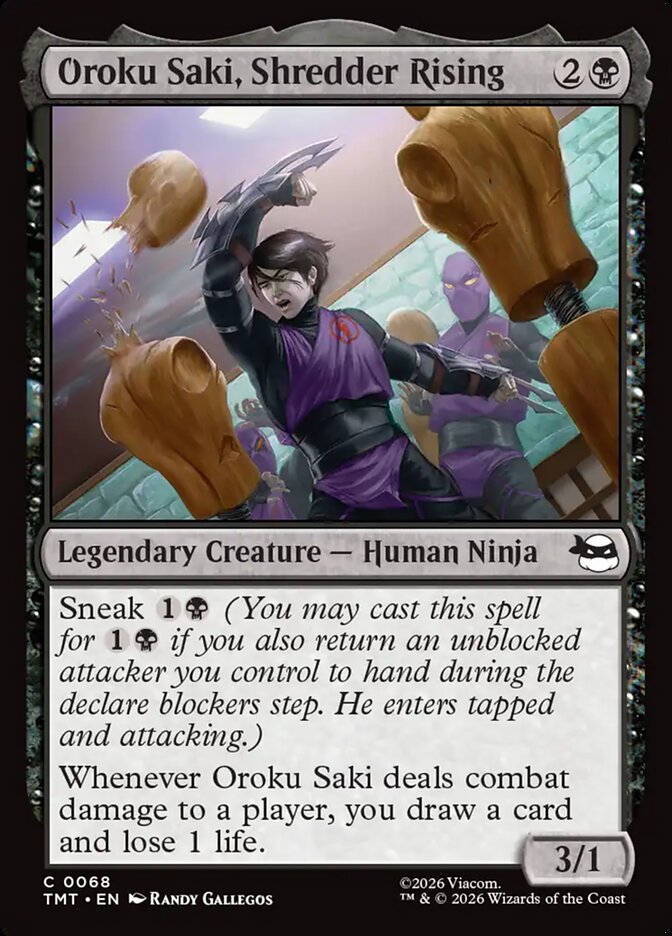 Oroku Saki, Shredder Rising 68 (Teenage Mutant Ninja Turtles) 