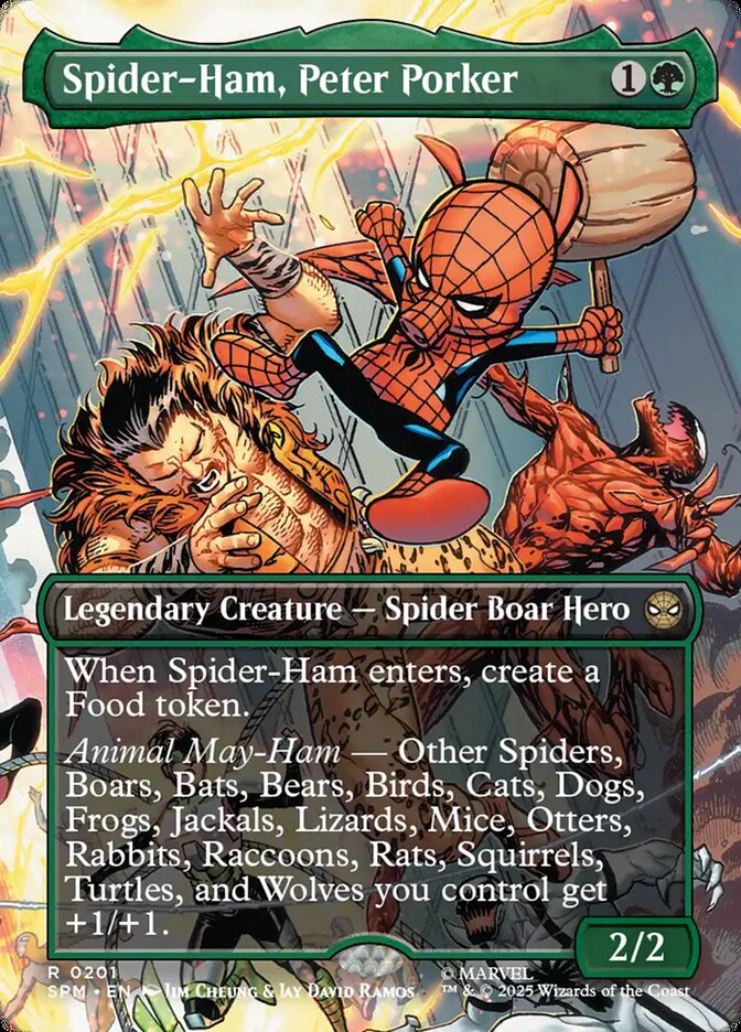 Spider-Ham, Peter Porker 201 (Marvel's Spider-Man)  - Borderless