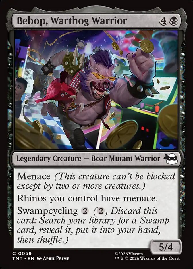 Bebop, Warthog Warrior 59/190 (Teenage Mutant Ninja Turtles) 