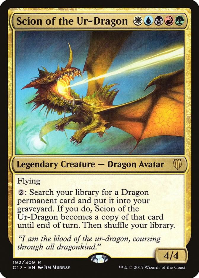 Scion of the Ur-Dragon 192/309 (Commander 2017) 