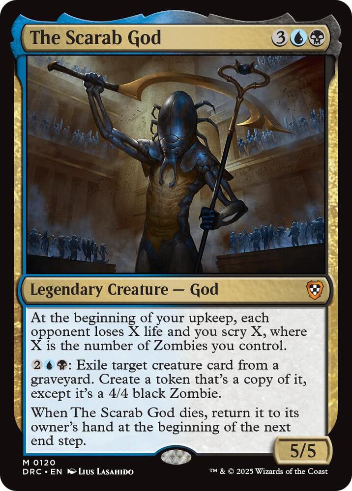 The Scarab God 120/187 (Commander: Aetherdrift) 