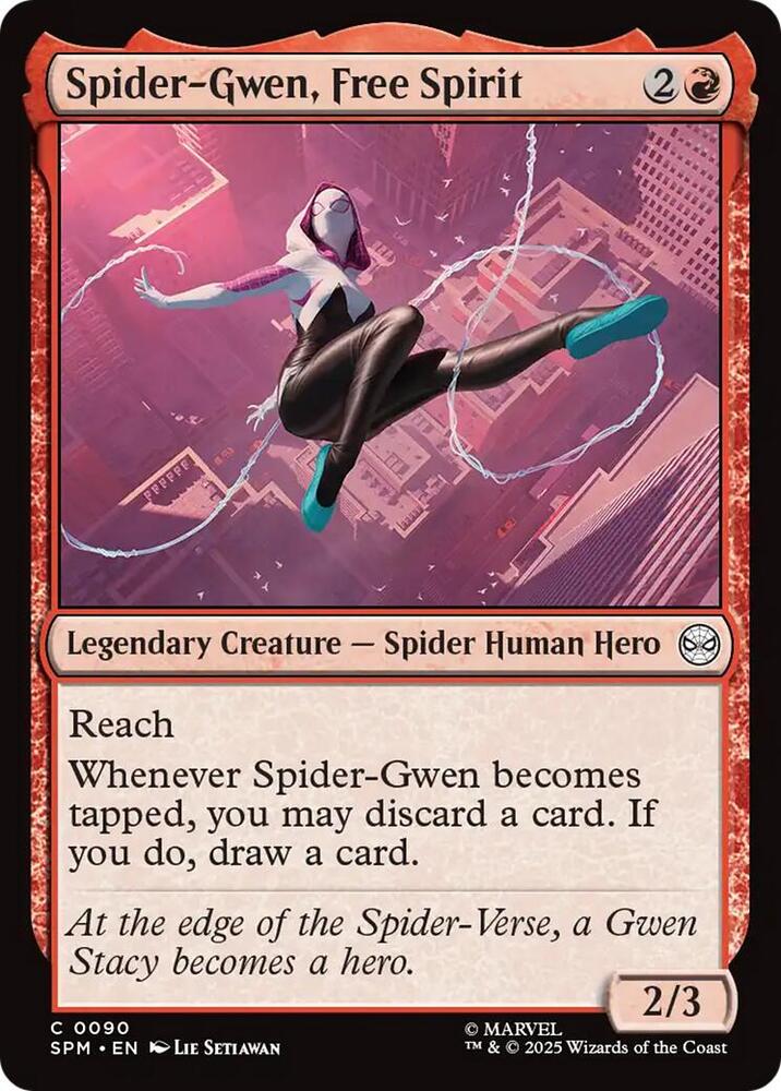 Spider-Gwen, Free Spirit 90 (Marvel's Spider-Man)  - Foil