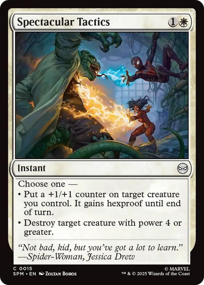 Spectacular Tactics 15/198 (Marvel's Spider-Man)  - Foil