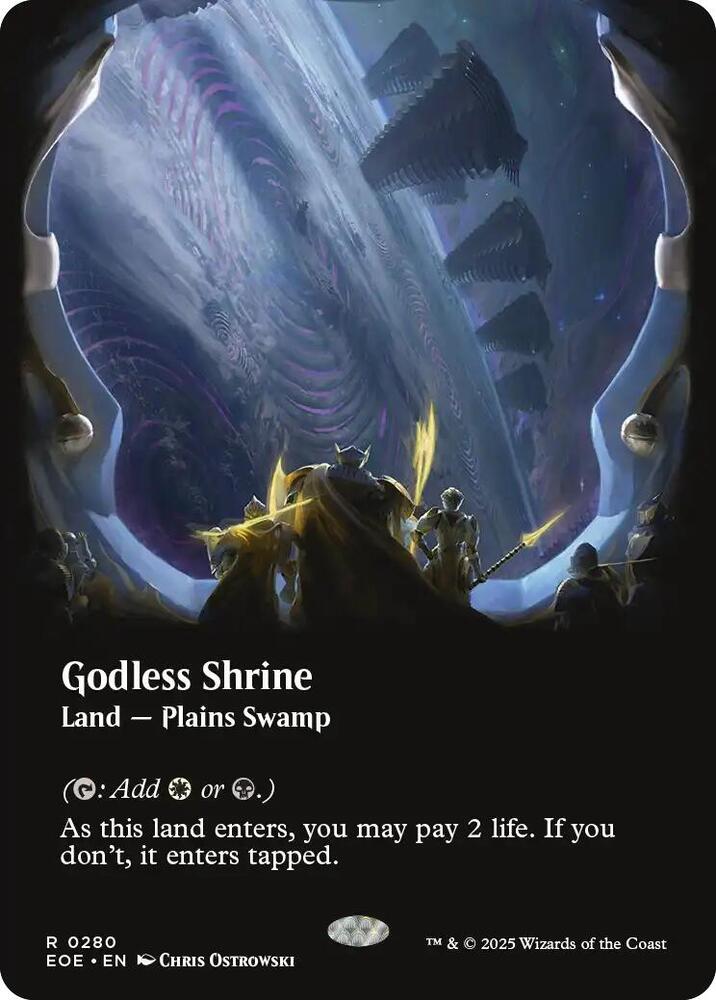 Godless Shrine  280/276 (Edge of Eternities)  - Borderless