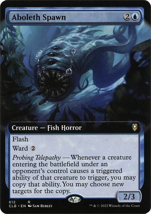 Aboleth Spawn Extended Art 612 (Commander Legends: Battle for Baldur's Gate) 