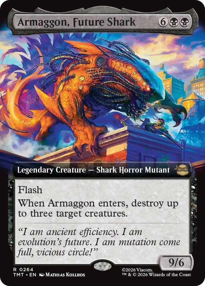Armaggon, Future Shark 264/190 (Teenage Mutant Ninja Turtles)  - Extended Art 