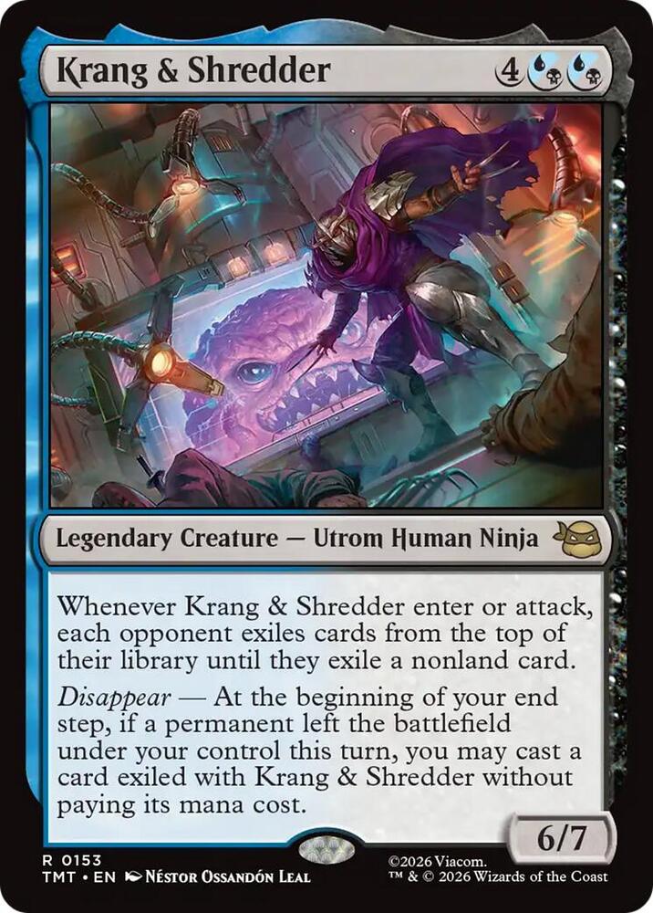 Krang and Shredder 153/190 (Teenage Mutant Ninja Turtles) 
