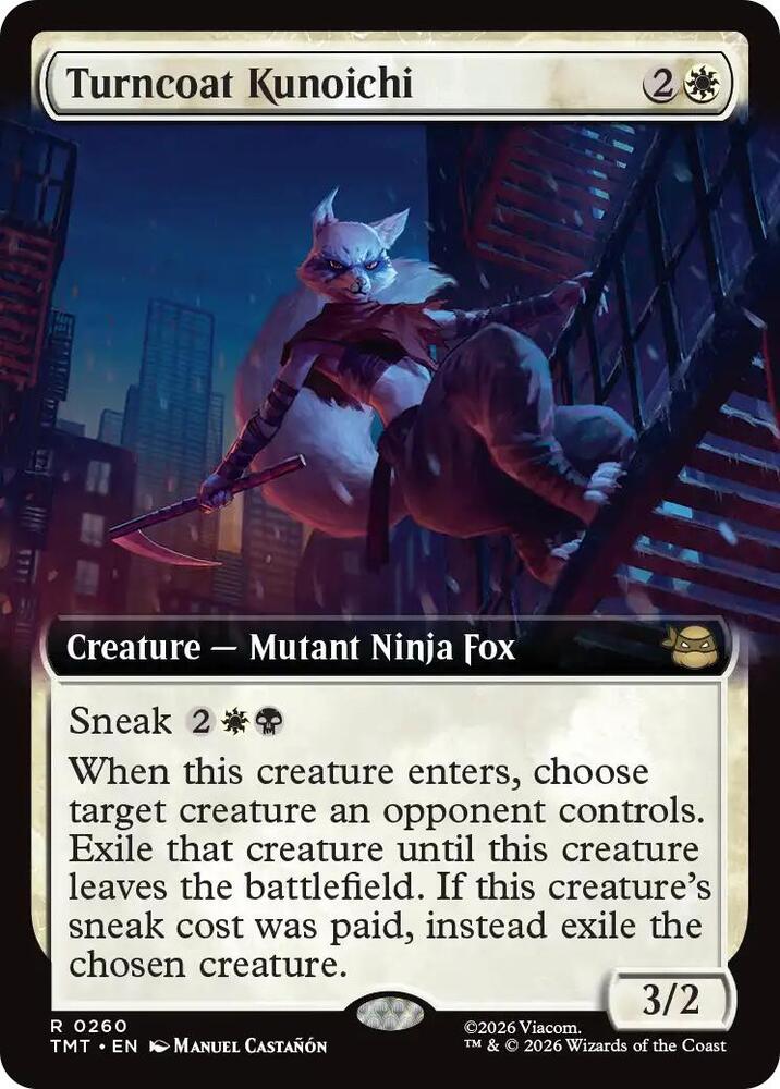 Turncoat Kunoichi 260 (Teenage Mutant Ninja Turtles)  - Extended Art 